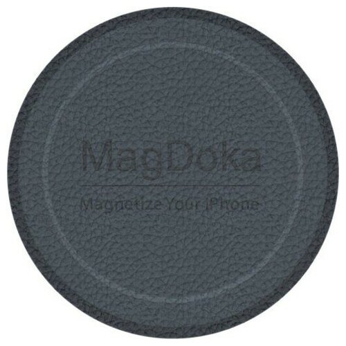 Магнитное крепление SwitchEasy MagDoka Mounting Disc для зарядного устройства Apple MagSafe. Совместим с Apple iPhone 13 &12 &11. Внешняя отделка: полиуретан. Цвет: синий.
