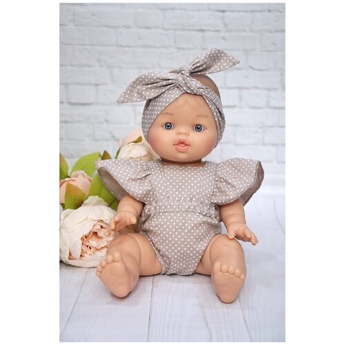 Купить Одежда для кукол Горди 34 см Paola Reina, Favoritedolls, коричневый/белый, female