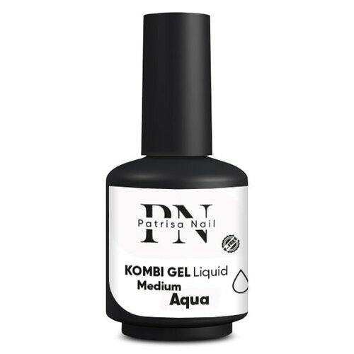 Patrisa Nail Kombi Gel Liquid Medium, 16 мл, aqua patrisa nail kombi gel liquid medium aqua 12 мл