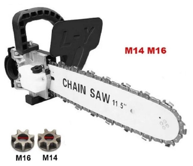 Насадка для болгарки (ушм) цепная пила Chain saw