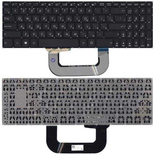 клавиатура для ноутбука asus vivobook 17 x705u белая Клавиатура для ноутбука Asus VivoBook 17 X705U черная