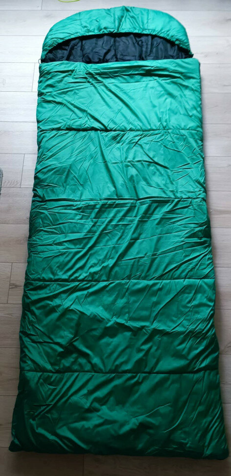 Спальный мешок с капюшоном 90х228 см; Спальник; Спальник туристический; Спальный мешок одеяло