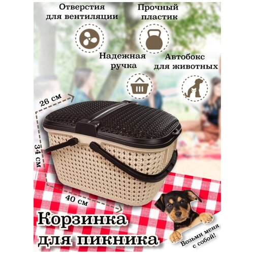 Корзинка для пикника 25л