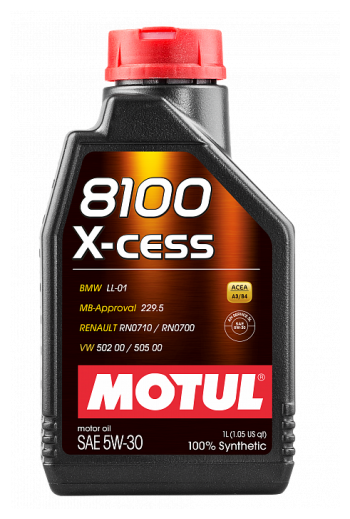Моторное масло Motul 8100 X-cess 5W-30, 1л