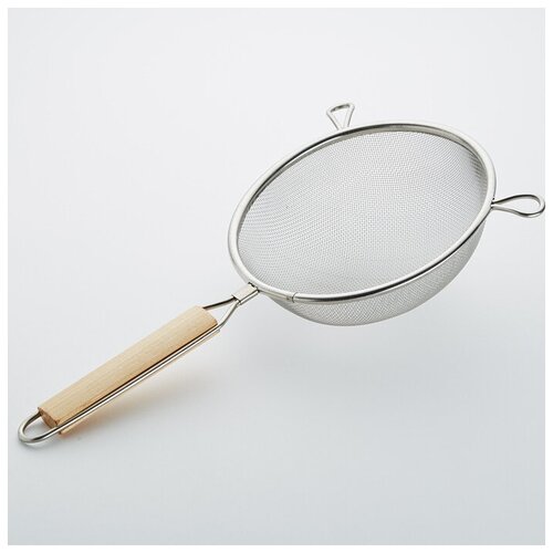 BE-73401 Сито дуршлаг нерж d16cm деревянная ручка 96 442₽