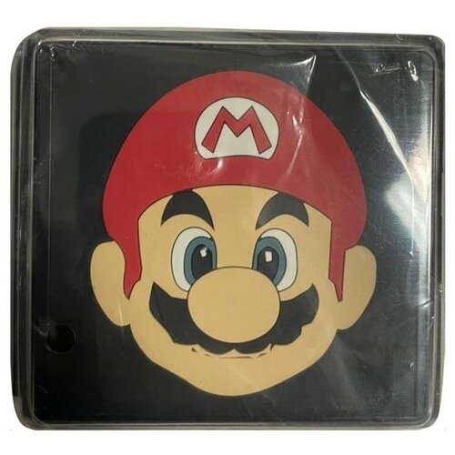 Кейс для хранения картриджей Super Mario Face (NSW-038U) (Черный) (Switch) nintendo switch 24 in 1 portable case game card storage case card box for nintendo switch game console accessories