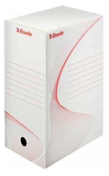 Короб архивный Esselte Boxy, А4, картон, 150 мм, белый