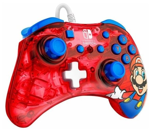 Аксессуар Nintendo Switch Проводной контроллер Rock Candy Mario