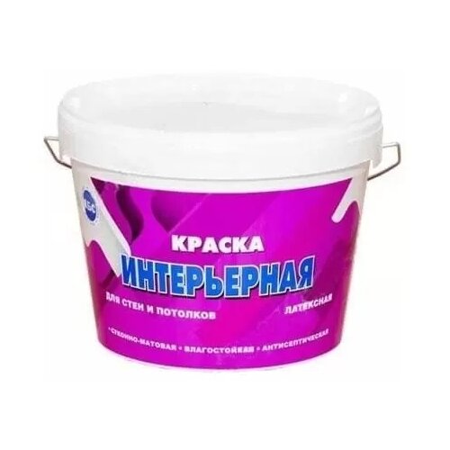 БС-05 Краска интерьерная для стен и потолков, ведро 14кг