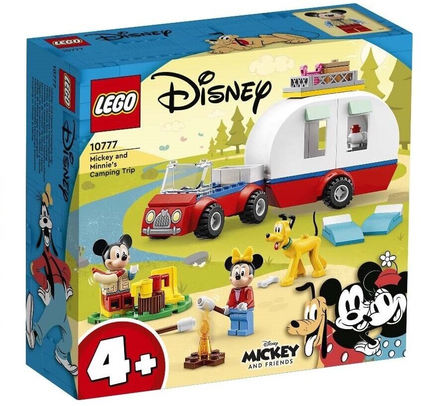 LEGO. Конструктор 10777 "Disney Mickey Mouse and Minnie Mouses Camping"(Поход Микки Мауса и Минни)