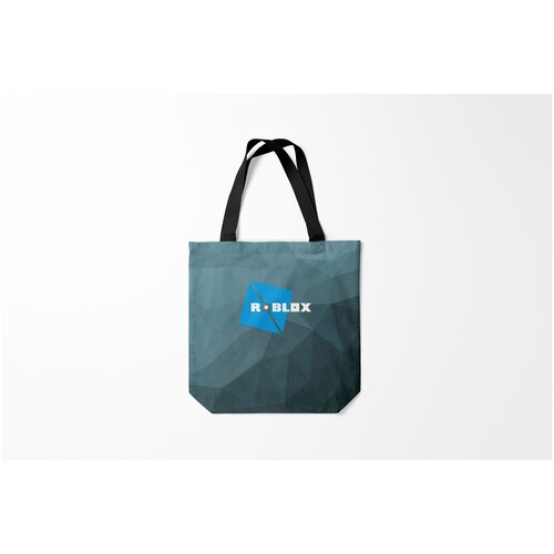 фото Сумка-шоппер / 40х40 см / геймерам / разные игры roblox studio burnettie