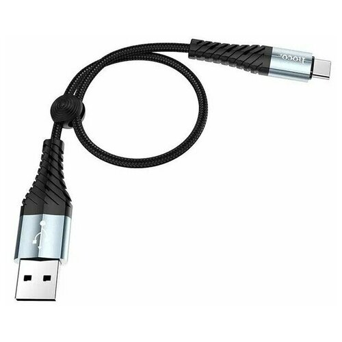 Кабель USB - Type-C Hoco X38 Черный кабель hoco u100 orbit 3а usb type c lightning 1 2 м 1 шт красный