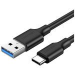 Ugreen 20882 Кабель UGREEN US184 USB 3.0 - USB Type-C, цвет: черный, 1M - изображение
