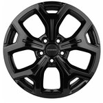 Колесный диск Khomen Wheels KHW1710 на Chery tigo 7pro 6.5x17 PCD 5x108 DIA 60.1 ET33 BLK - изображение