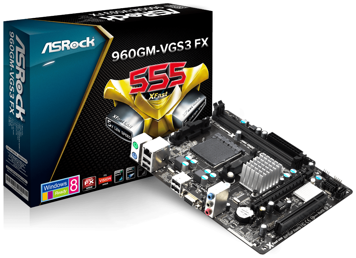 Материнская плата ASRock 960GM-VGS3 FX