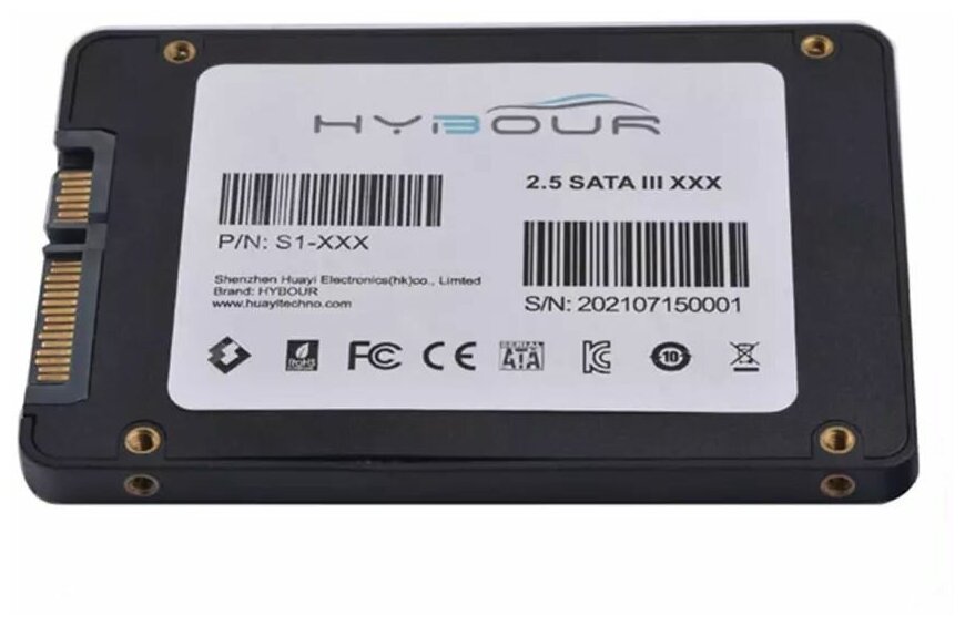 ssd 512 ГБ для ноутбука ссд диск для пк накопитель SATA 25 3D NAND 6Gbs HYBOUR