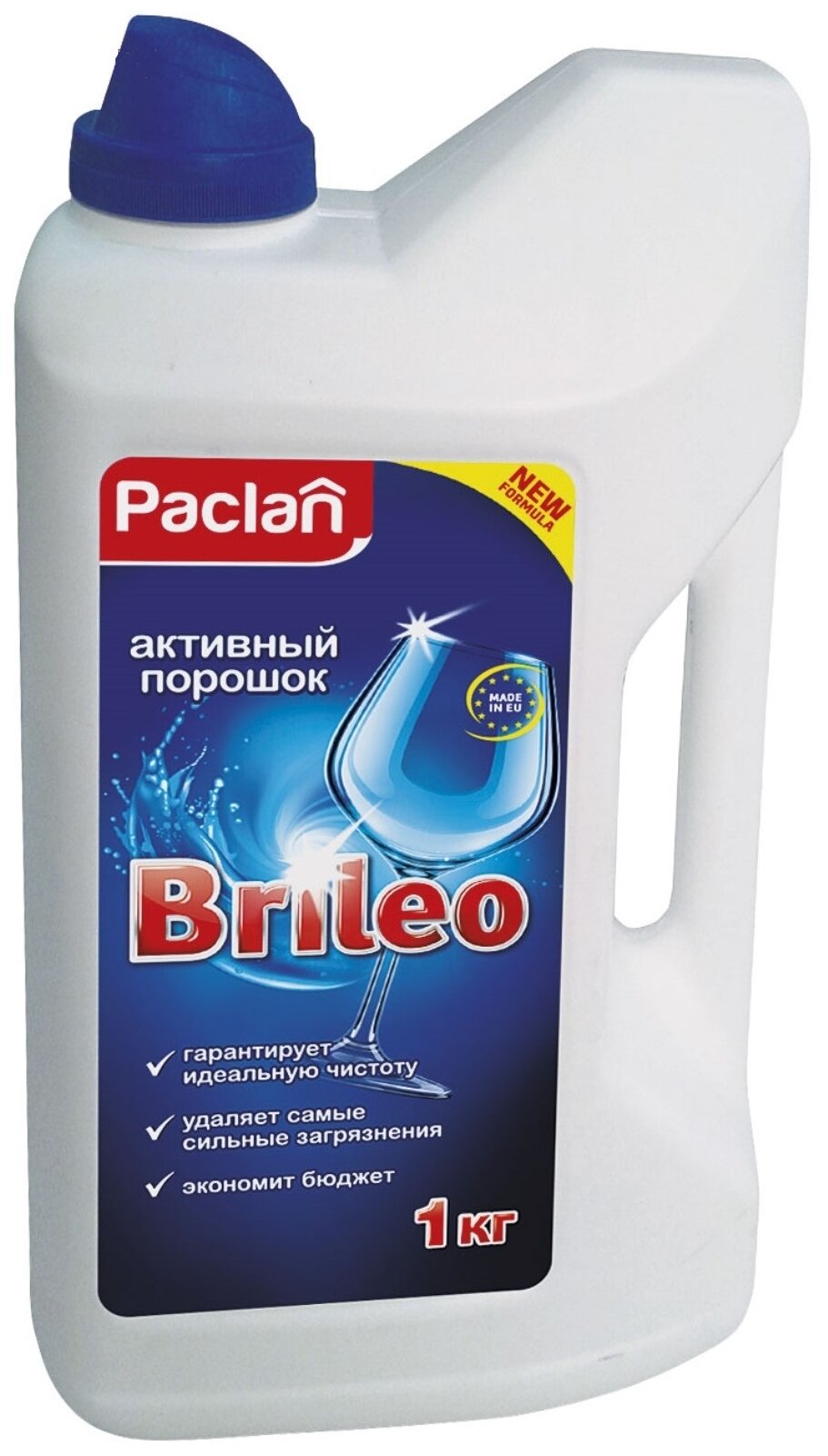 Порошок активный для посудомоечных машин PACLAN порошок, 1кг BRILEO 419130 - 1 шт. - фотография № 1