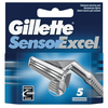 Сменные кассеты для бритья Gillette Sensor Excel 5 шт. - изображение