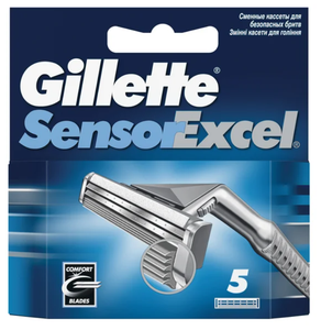 Фото Сменные кассеты для бритья Gillette Sensor Excel 5 шт.