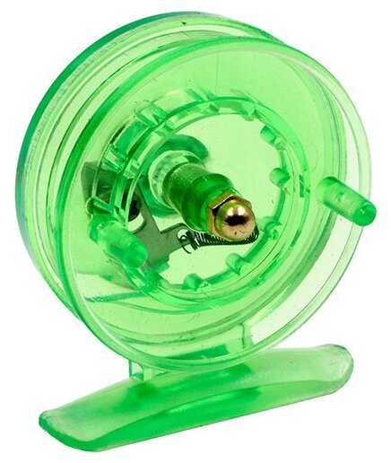 Катушка проводочная Namazu "Scoter" пластиковая (усил.) р. 55 см зеленая/300/