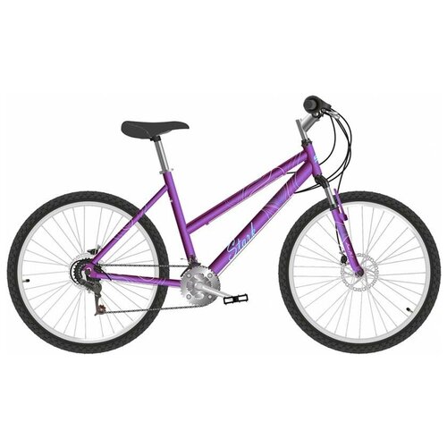 Женский велосипед Stark Luna 261 D Steel год 2022 цвет Фиолетовый-Голубой ростовка 18 1960000₽