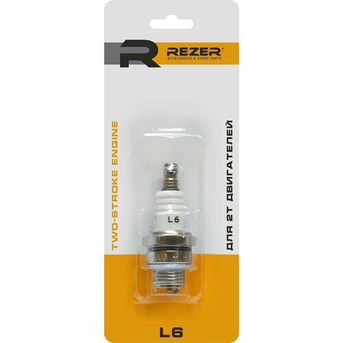 Свеча зажигания Rezer L6 для 2-тактных двигателей свеча зажигания rezer l7t