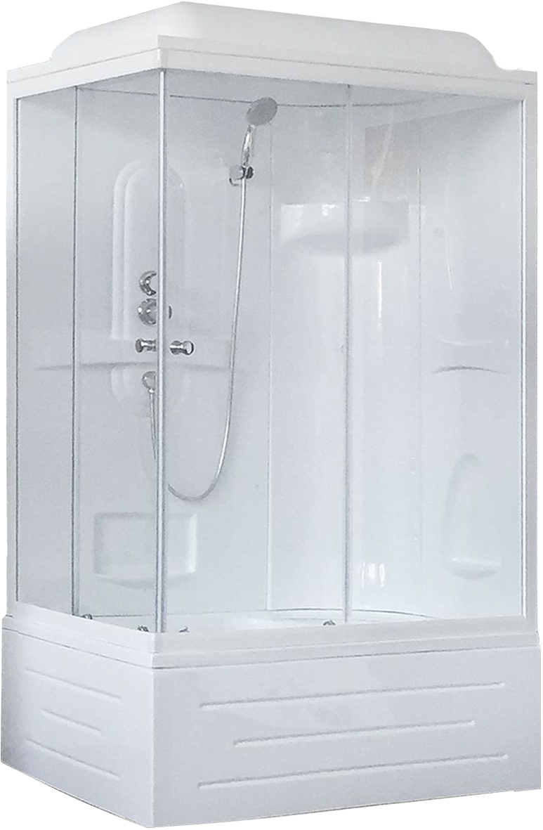 Душевая кабина 120х80 см Royal Bath BP RB8120BP1-T-R стекло прозрачное