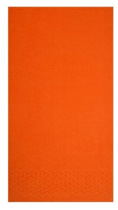Полотенце махровое «Радуга» цвет оранжевый, 100х150, 295 гр/м