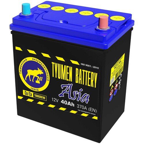 Аккумулятор автомобильный TYUMEN BATTERY ASIA 40.0 Ah 370 A 42B19L ОП (187х128х223) B19L 187x128x223