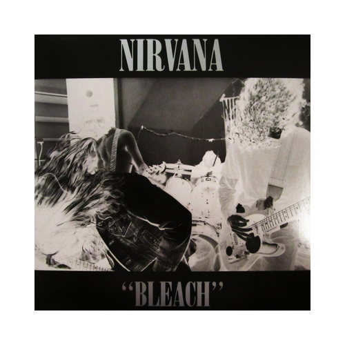 Nirvana - Bleach, 1xLP, BLACK LP negative approach tied down 1xlp black lp