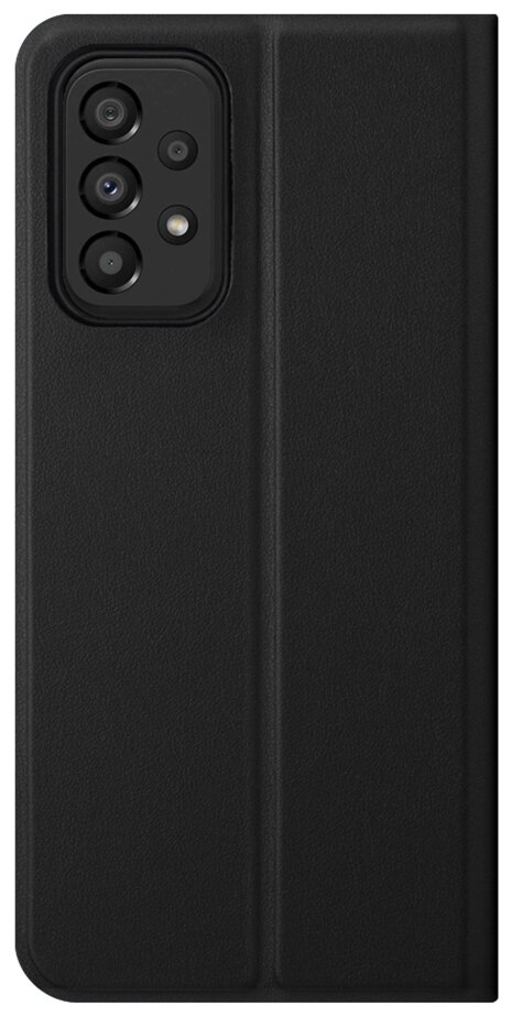 Чехол Book Cover для Samsung Galaxy A33, черный, PET синий, Deppa, Deppa 88152