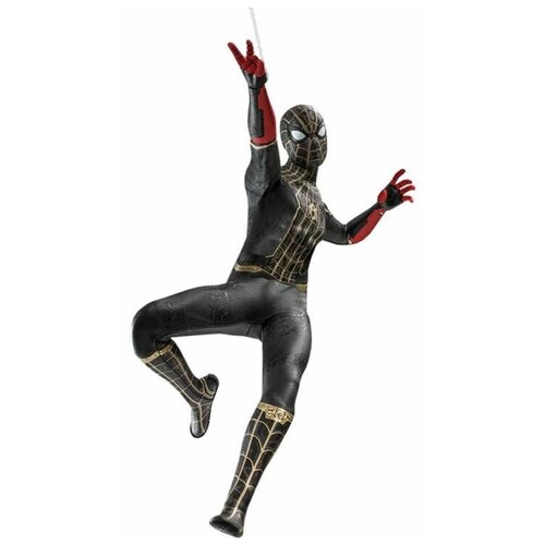 фото Человек-паук фигурка spider-man black gold bandai