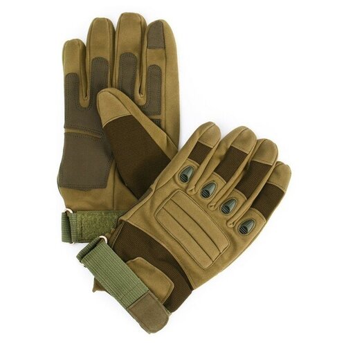 тактические утепленные перчатки олива l Перчатки тактические Storm tactic, L, доп защита, олива