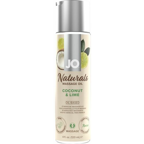 Массажное масло с ароматом кокоса и лайма JO Naturals Coconut  & Lime - 120 мл