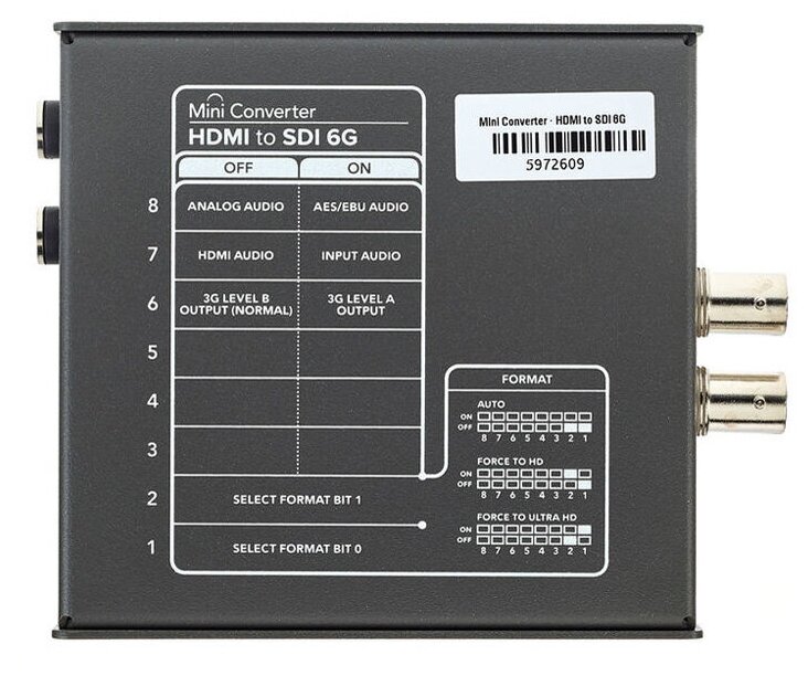 Конвертер Blackmagic Mini Converter - HDMI to SDI 6G (CONVMBHS24K6G)