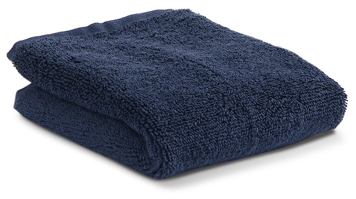 Полотенце для лица темно-синего цвета из коллекции Essential, 30х30 см