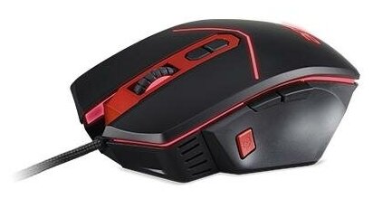 Мышь Acer Nitro NMW120, игровая, оптическая, проводная, USB, черный и красный [gp.mce11.01r] - фото №6