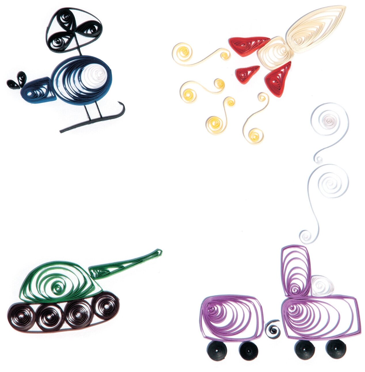 Набор для квиллинга №4 400 полос "техника", Арт. 2-071/4 — фото 1