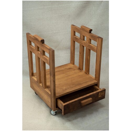 Домашняя дровница Vuoksa-Wood на колёсиках (Сайма)