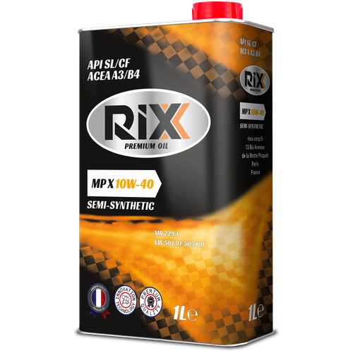 Моторное масло RIXX MP X 10W-40 SL/CF