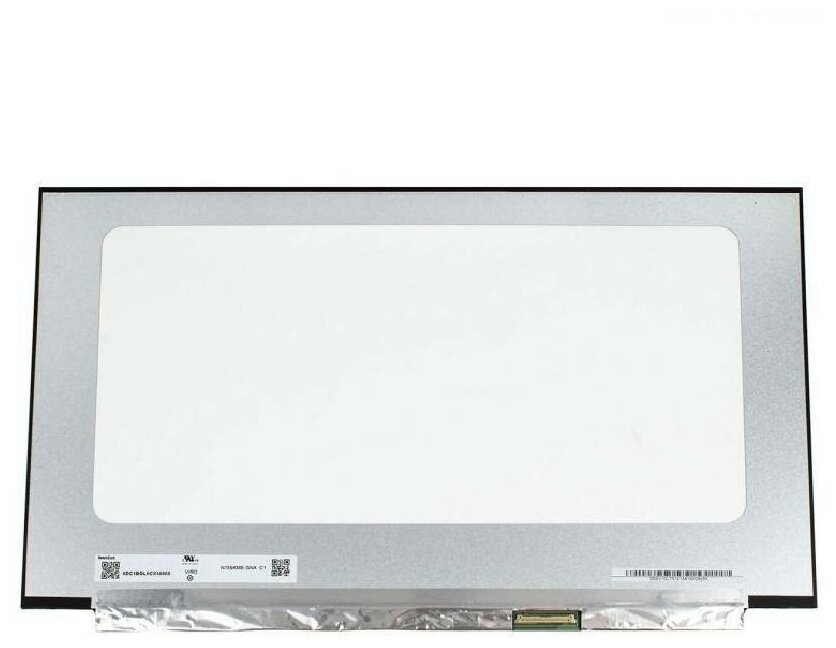 Матрица (экран) для ноутбука NE156QHM-NY1, 15.6", 2560x1440, Slim (тонкая), 40-pin, светодиодная (LED), матовая