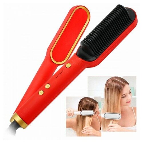 Электрическая расческа-выпрямитель Straight Comb Temperture Control FH909 64700₽