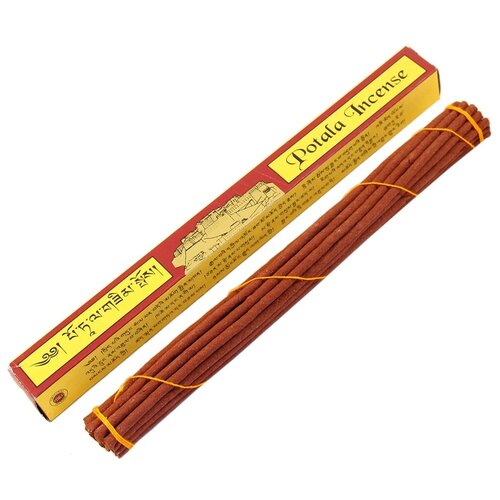 Тибетские благовония TibHouse Potala Incense (Потала) 60г, 20 палочек. тибетские благовония tibhouse shambala шамбала 100г 30 палочек