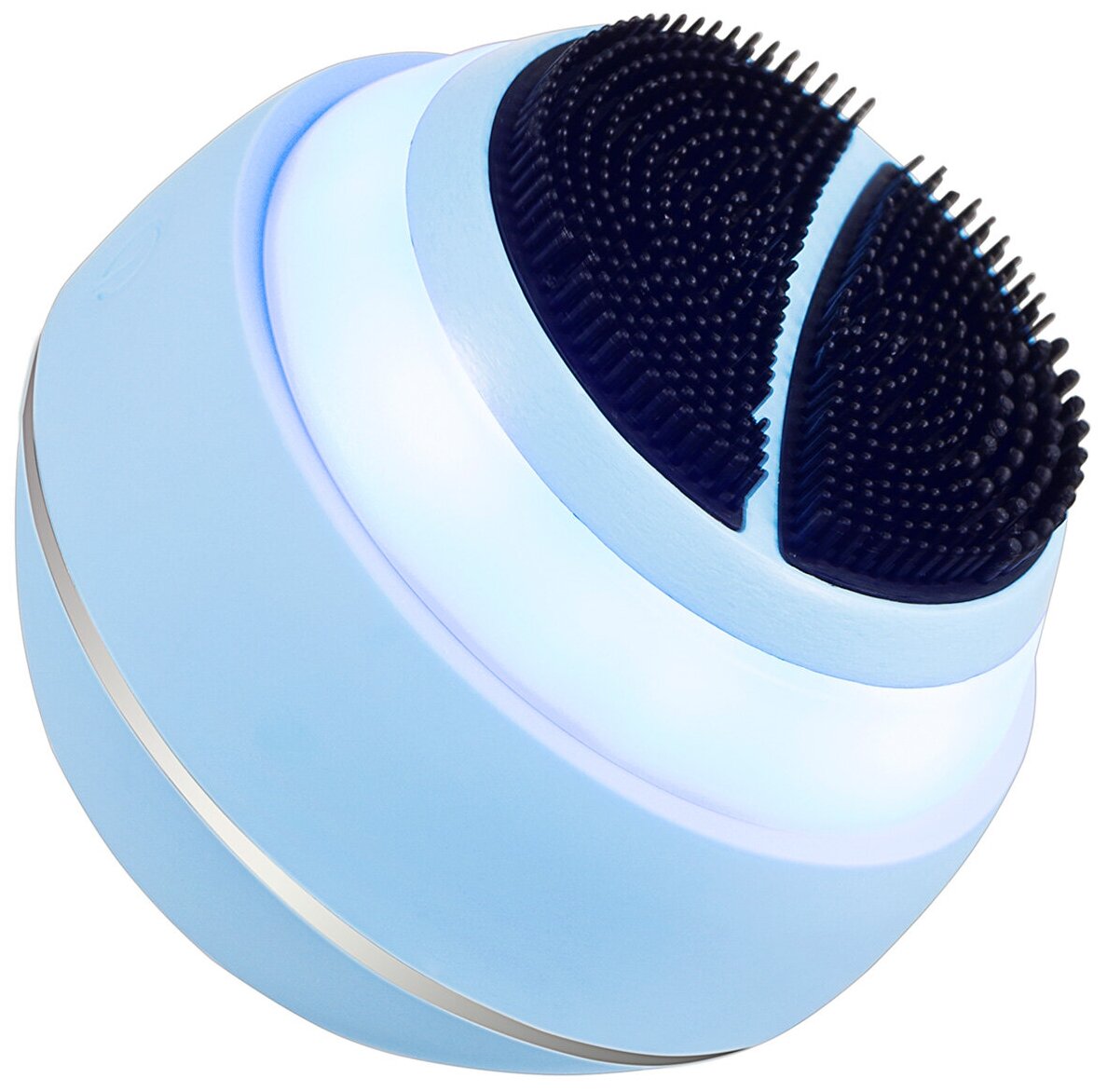 Массажер для ультразвуковой чистки лица FITTOP L-Sonic II с функцией EMS, голубой - фотография № 1