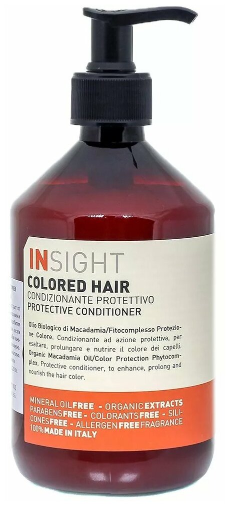 Кондиционер INSIGHT Colored Hair, защитный для окрашенных волос, 400 мл