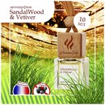 Автопарфюм SandalWood & Vetiver AROMAKO, ароматизатор для автомобиля, освежитель воздуха в машину - изображение