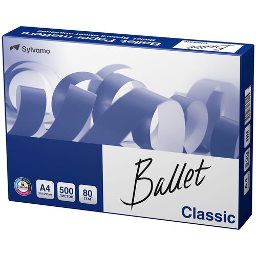 Бумага Sylvamo Ballet Classic A4/80г/м2/500л./белый CIE153% общего назначения(офисная)