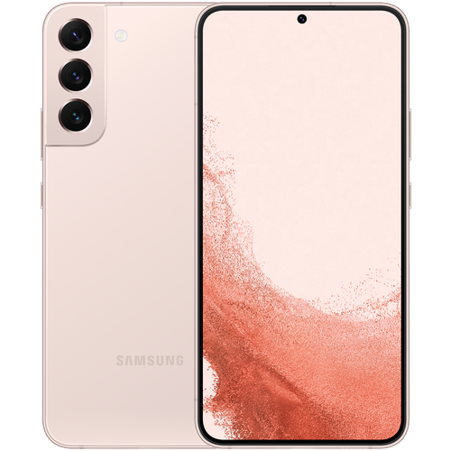 Смартфон Samsung Galaxy S22 8/256 ГБ, Dual: nano SIM + eSIM, розовый смартфон samsung galaxy s22 8 256 гб ru dual nano sim esim зеленый