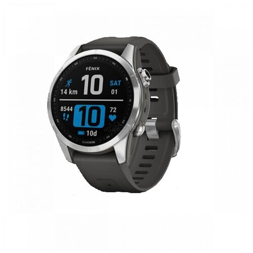 Смарт-часы Garmin fenix 7S Stainless Steel wGraphite Band Smart Watch 010-02539-01 8899500₽