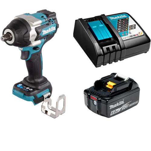 Аккумуляторный ударный гайковерт Makita DTW700RG1 (18V, 1 x 6.0Ah, Li-Ion)